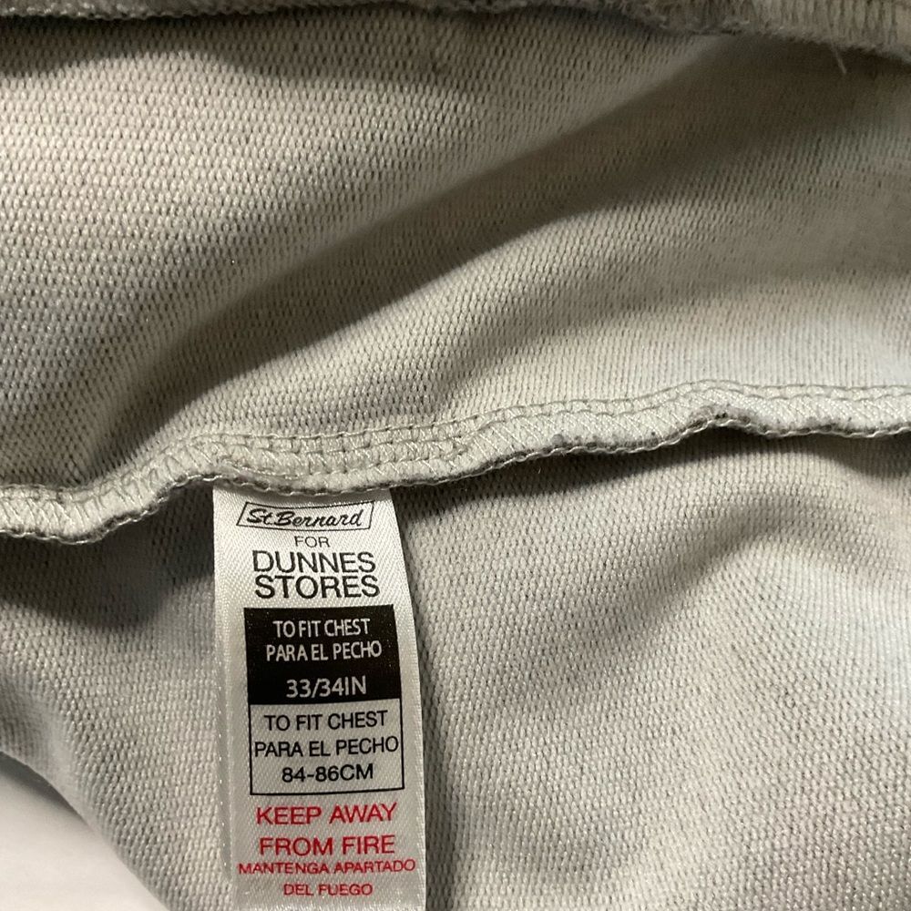 St. Bernard for Dunnes Stores Blue Gray Ireland Rugby Hoodie Size S 33/34 Chest - Picture 2 of 14